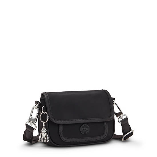 Kipling Inaki Small Crossbody Bag Handbag Paka Black | AU 1274BE